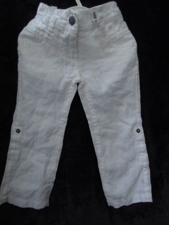 ca. Gr. 86 / 92 tolle Sommerhose LEINEN  s.Masse