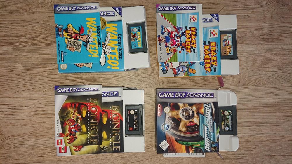 Game Boy Advance GBA Bundle - Krazy Racers/NFSU2/Bionicle/LL (Gebraucht ...