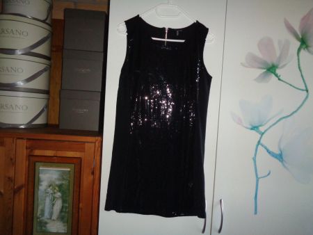*** schwarzes Pailletten Kleid *** / H&M