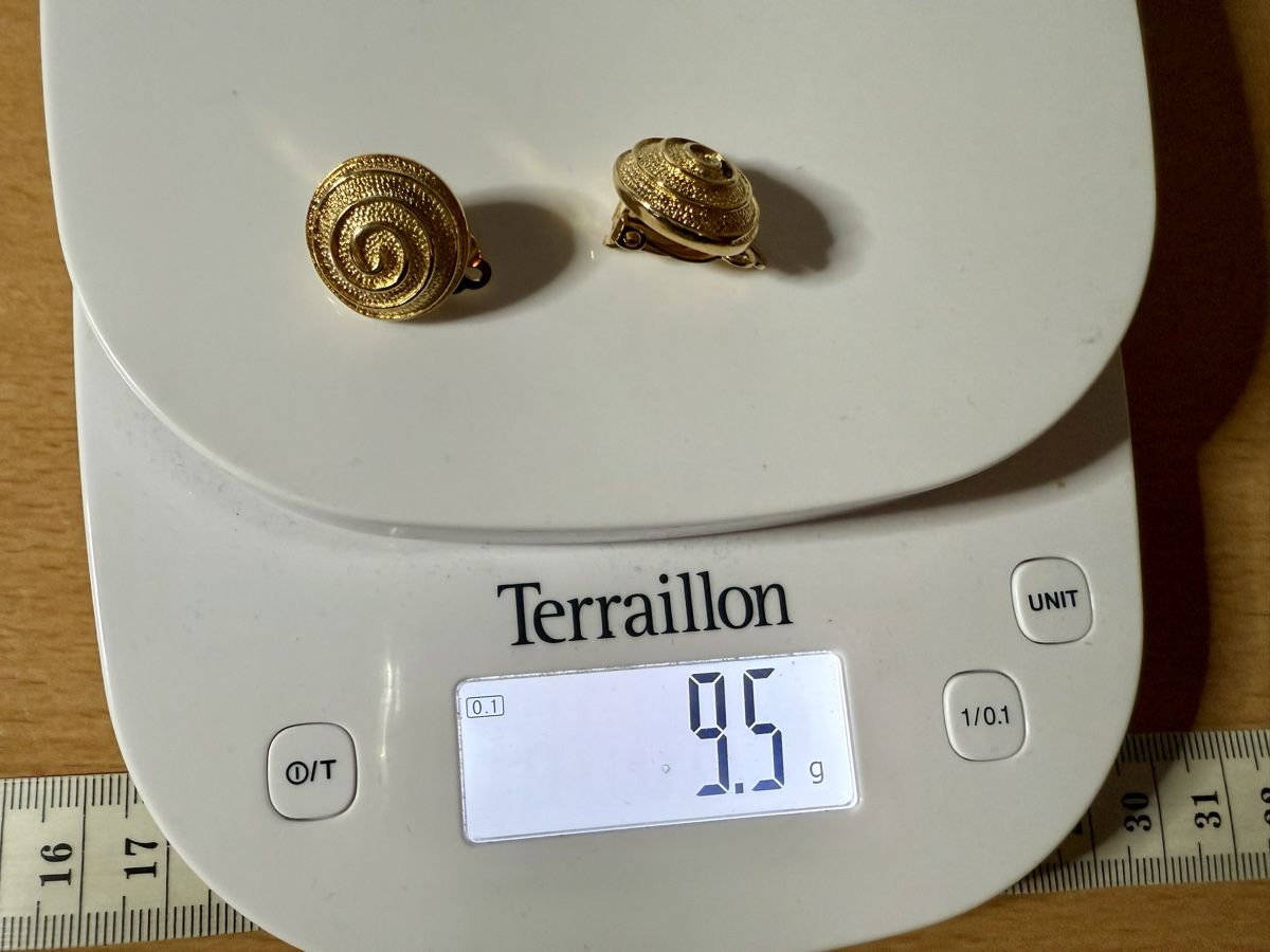 Orecchini pendenti & Orecchini a lobo: Vintage Goldfarbene Ohrringe – Usato da Lamone venduto da LaCantinaMagica 7