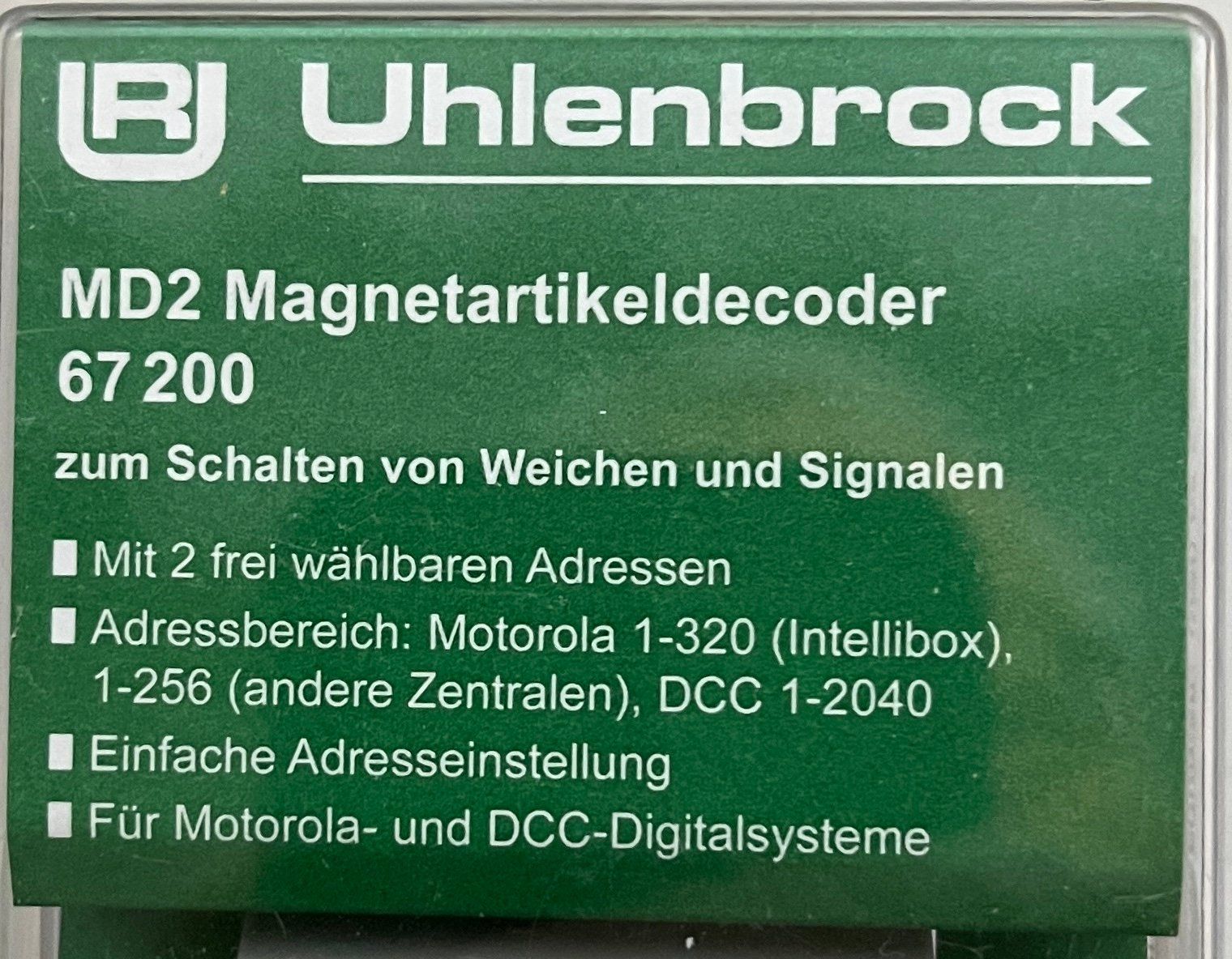 Componenti elettronici: Schalt-/Magnetdecoder Uhlenbrock – Nuovo e nell'imballaggio originale da Unterstammheim venduto da lintam 1