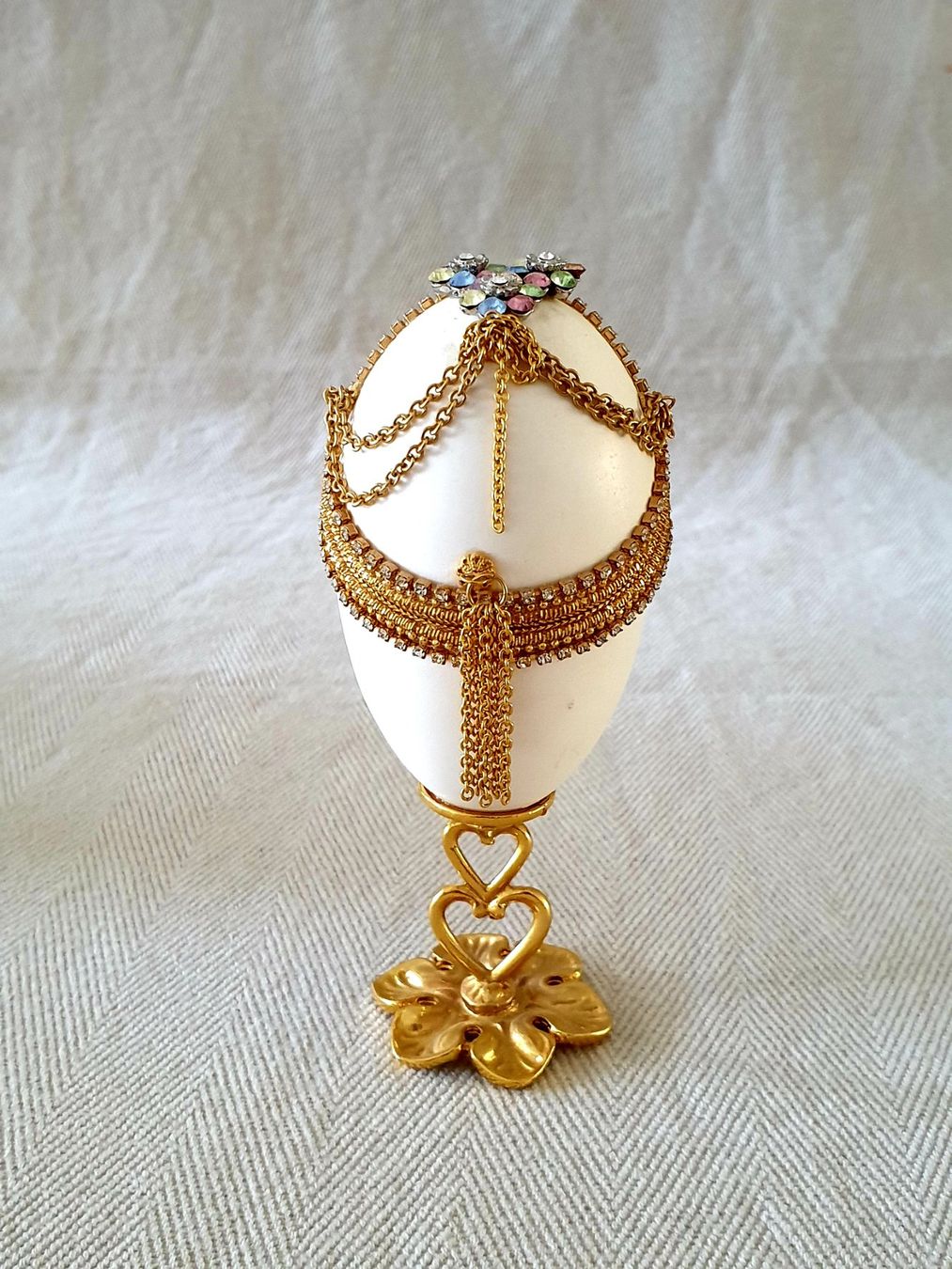 Tutte le decorazioni: Dekoratives Schmuck Ei,  Schmuckdose, Ostern – Usato da Locarno venduto da ICARO8 1