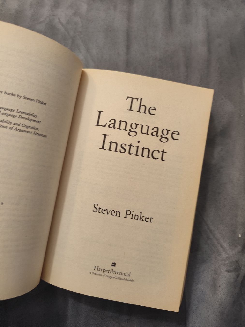 Libri: Steven Pinker "The Language Instinct" – Usato da Mägenwil venduto da VintageGirly 5