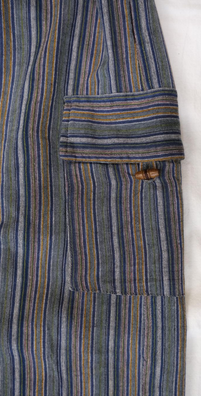 Pantaloni: Leichte und bequeme Hose aus Baumwolle Schlupfhose mit Elast – Nuovo (secondo la descrizione) da Zürich venduto da Masala-Oase 3