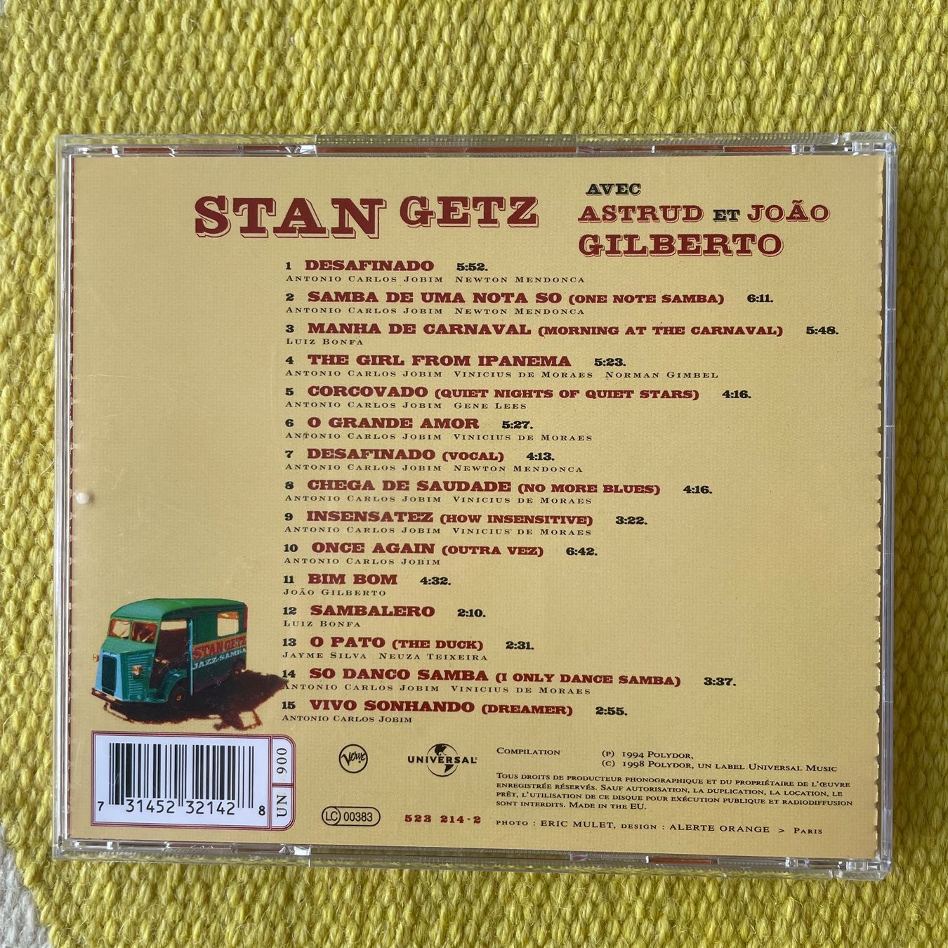 CD: STAN GETZ-JAZZ SAMBA – Usato da Rorschacherberg venduto da CD-Roli 1