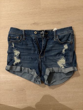 Hollister Jeans Shorts High-Rise blau Grösse 9 W29