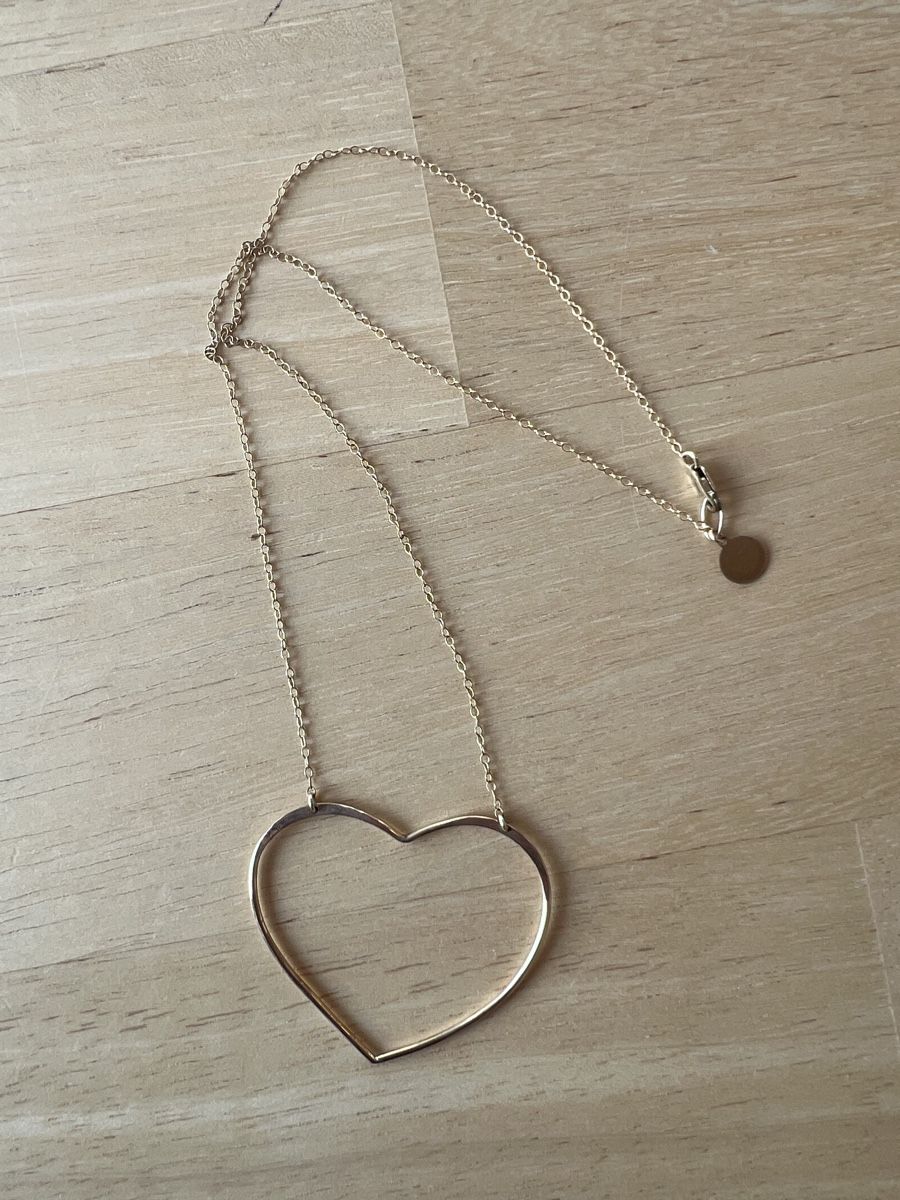 Catenine: Gold plated heart necklace  – Usato da Zollikon venduto da jud_cmm9