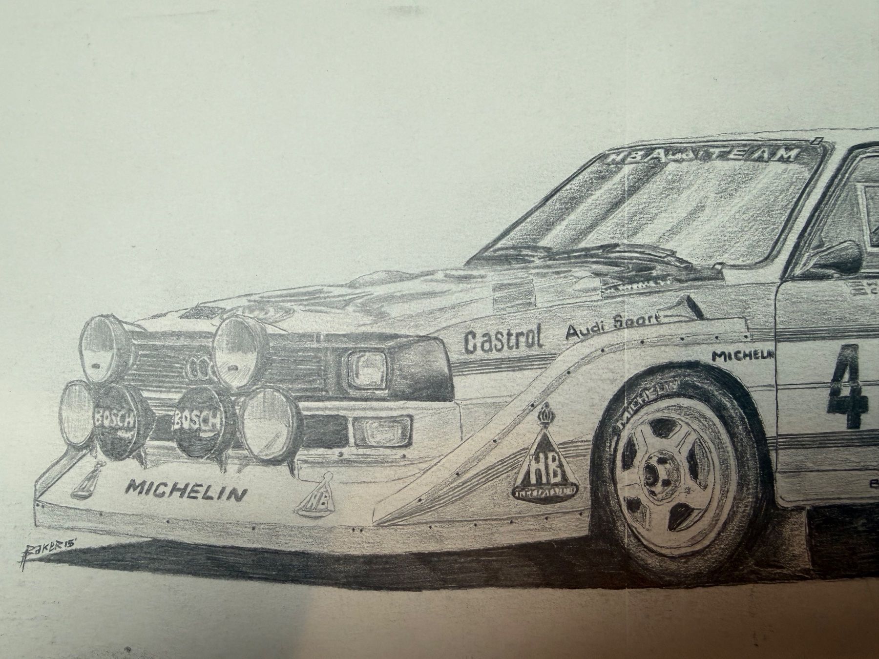 Dipinti: 1985 Audi Quattro Röhrl/Geistdörfer Group B – Nuovo (secondo la descrizione) da Alpnachstad venduto da ash_9s7x 1