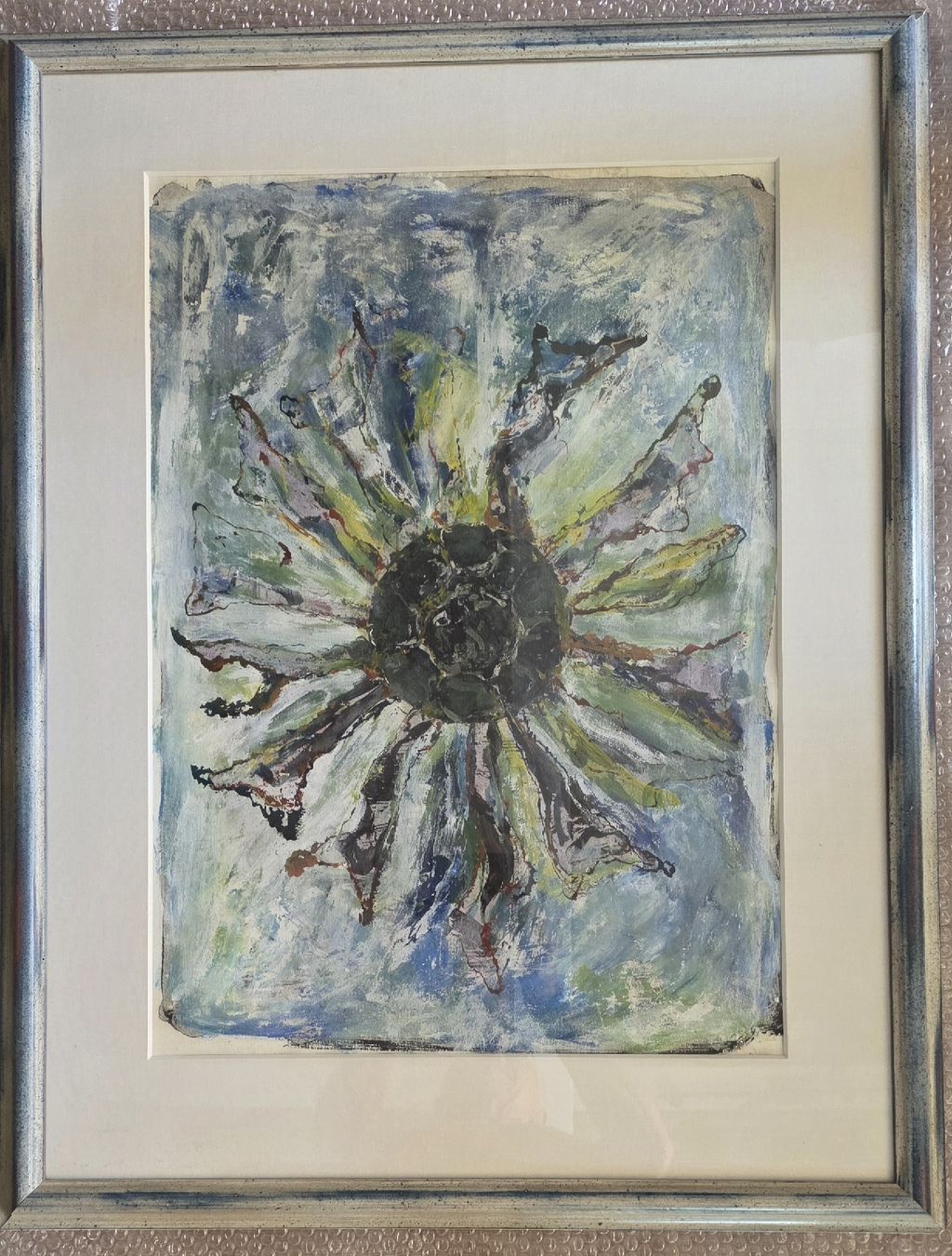 Gemälde: Originalbild Blume – Gebraucht aus St. Gallen von ischu01