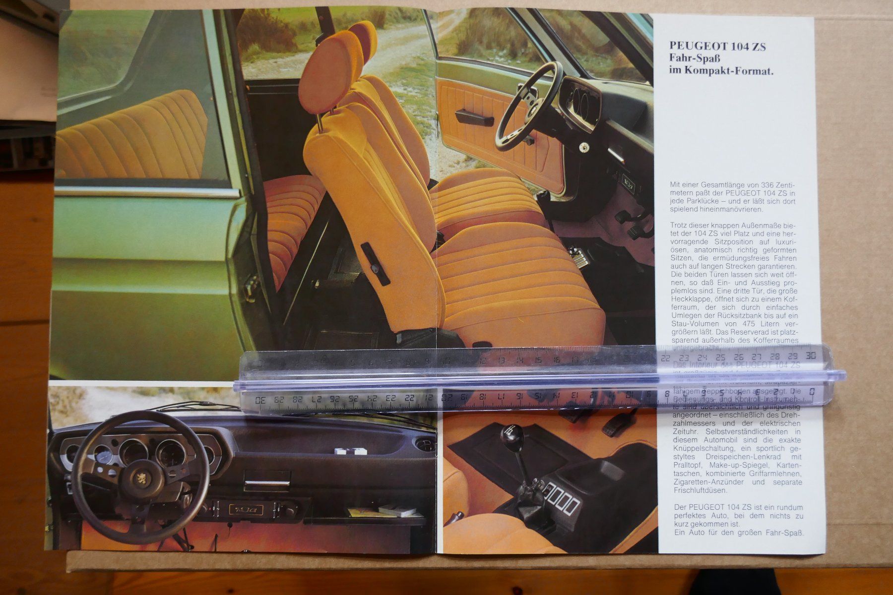 Peugeot Documenti: PEUGEOT  104   Originalprospekt – Usato da Madiswil venduto da ML911 2