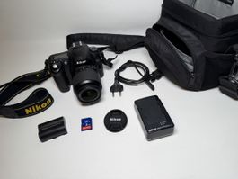 Nikon D50 DSLR + Nikkor 18-55mm ED Komplettset