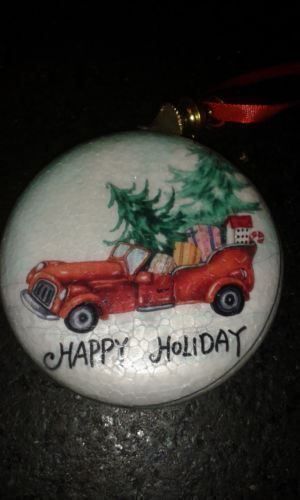 Tutte le decorazioni: Weihnachtsanhänger Happy Holiday – Nuovo (secondo la descrizione) da rust venduto da gisele100