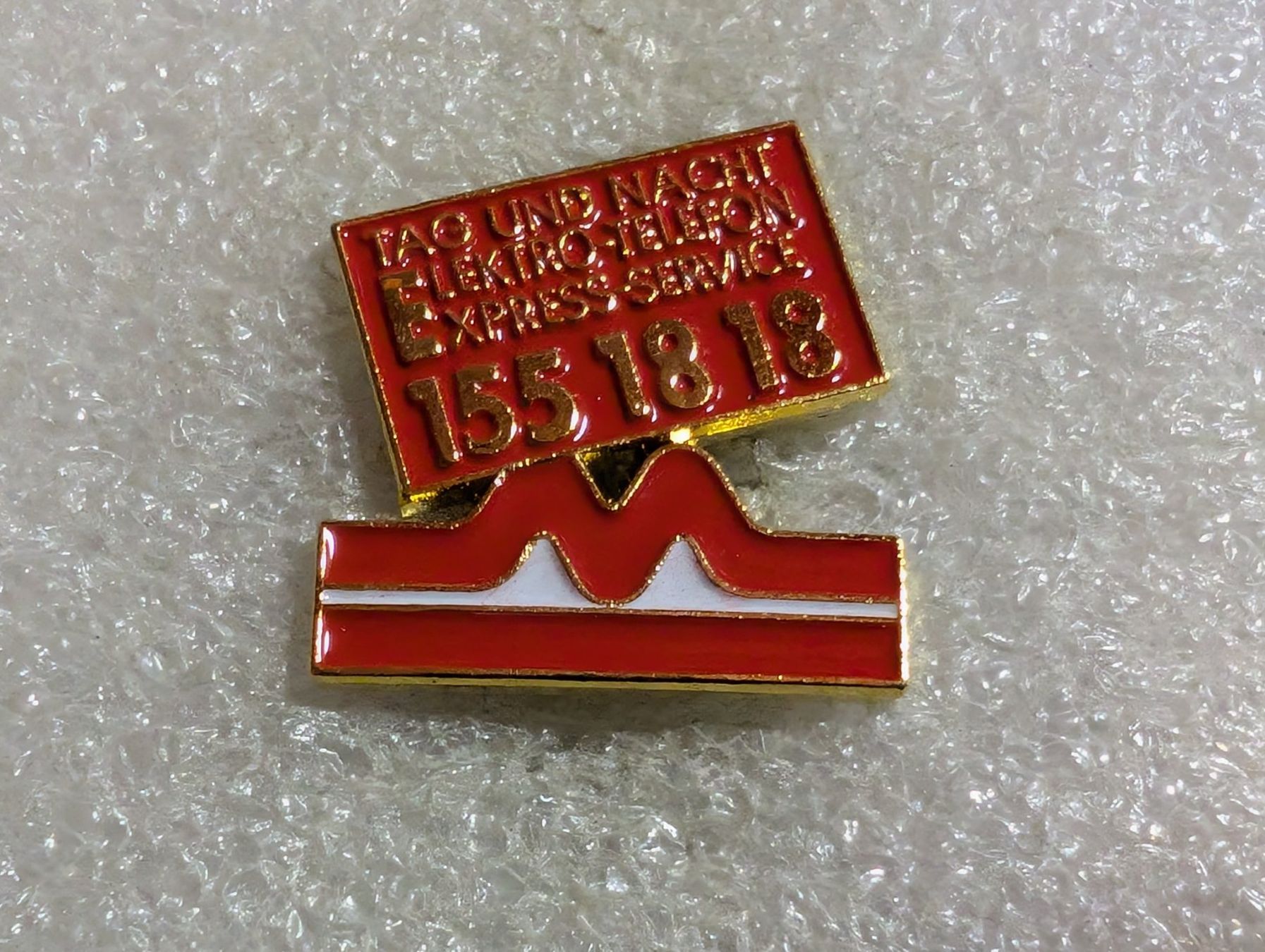 Placchette & Badge: Ansteckpin 194: Elektro Express Service – Usato da Oppligen venduto da Pin-Fall-Shop