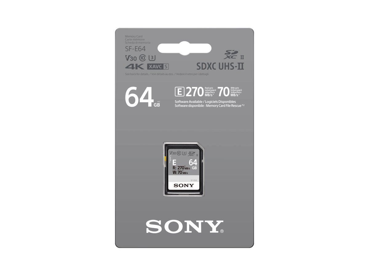 Sony Speicherkarten: Sony SF-E SDXC 64GB UHS-II 270MBs – Neu und originalverpackt aus Niederurnen von mowgli_1963 1
