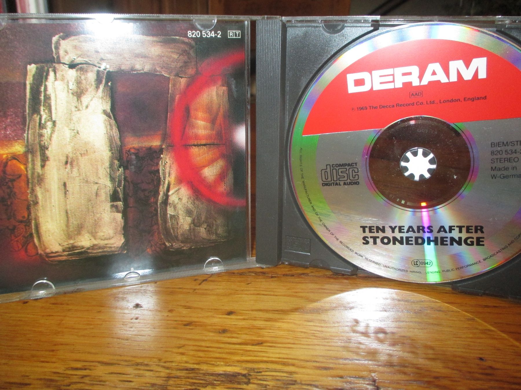 CD: TEN YEARS AFTER Stonehenge CD – Usato da Monthey venduto da blackcat45 2