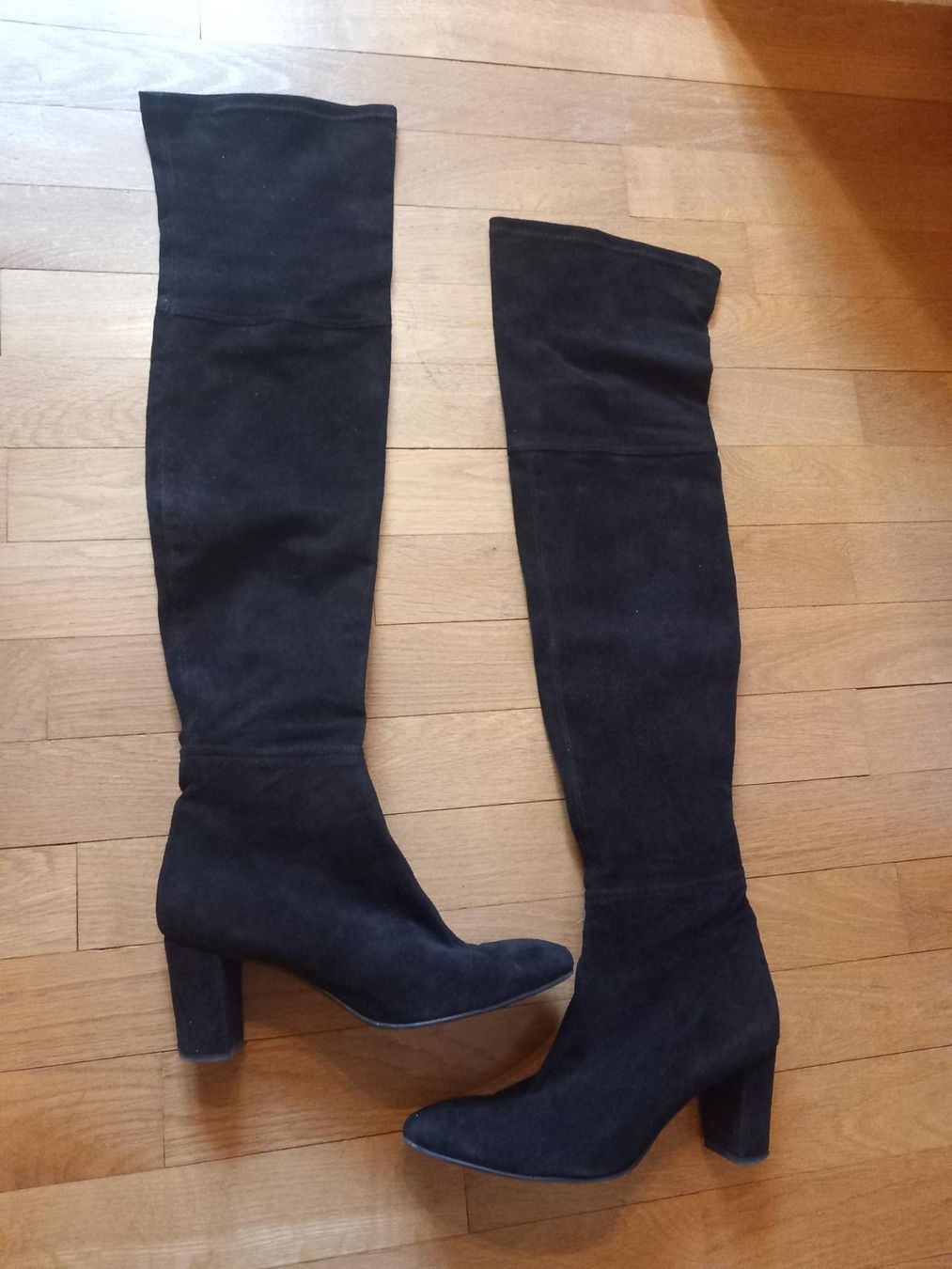 Damenschuhe: Cuissardes daim noir T.38 – Gebraucht aus Troinex von awh_m65m 7