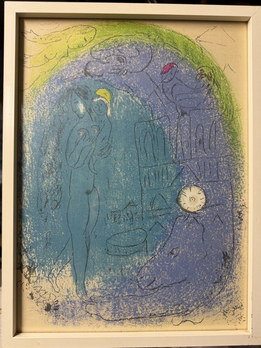 Grafica & Litografie: Original Marc Chagall, 1952, zusätzlich Handsigniert – Usato da Horn venduto da HanSolo.