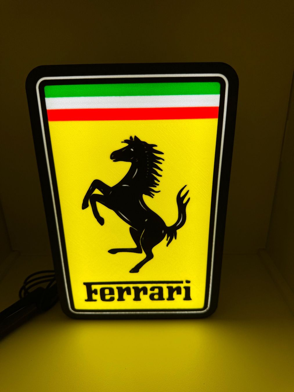 Lampade: Lightbox lampe led LOGO FERRARI – Nuovo (secondo la descrizione) da Vicques venduto da PAMB3D 6