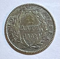 Basel 3 Batzen 1809 Silber