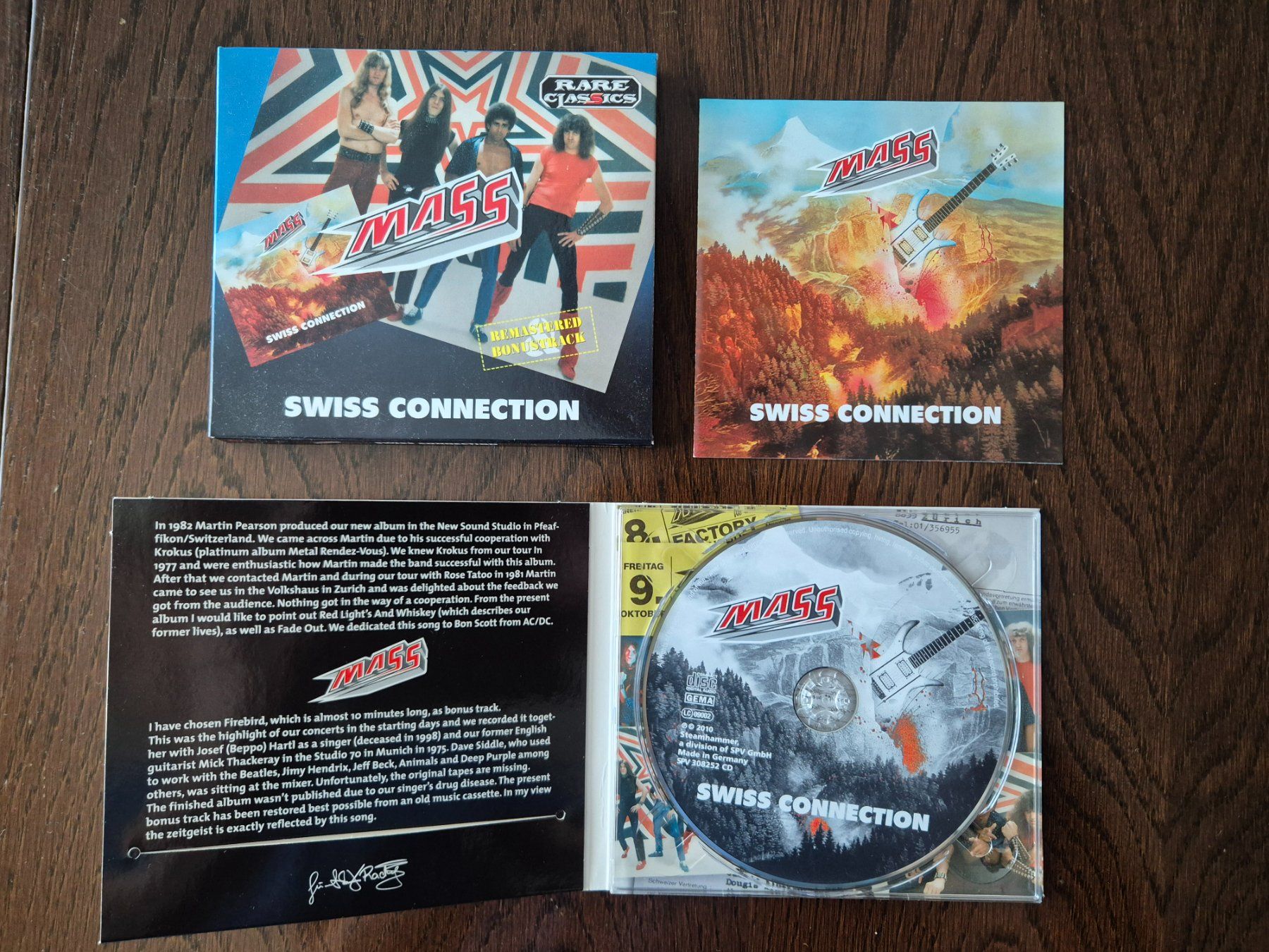CDs: MASS – SWISS CONNECTION – Gebraucht aus Ostermundigen von Foghat01 2