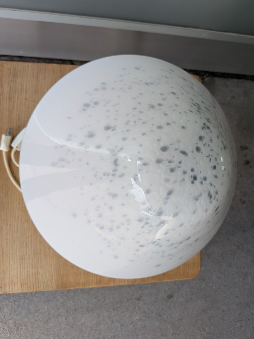 Lampade: Grosse Pilzlampe, Tischlampe evtl. Murano ? – Usato da Emmen venduto da Brockofsky 5