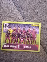 Panini WM 2022 Qatar Sticker Team in guter Zustand