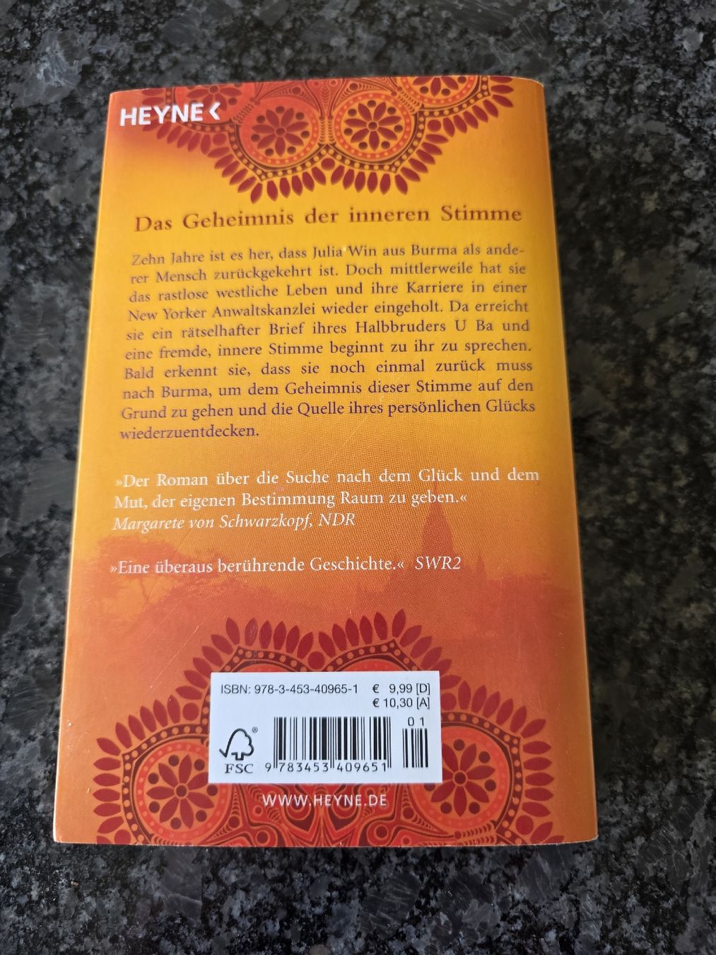 Bücher: Jan Philipp Sendeker "Herzenstimmen" – Gebraucht aus Winterthur von Guettinger01 1
