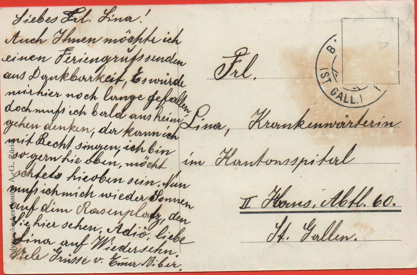 Ansichtskarten: BRUNNADERN Ferienheim Auboden – Gebraucht aus Jona von philajona 1