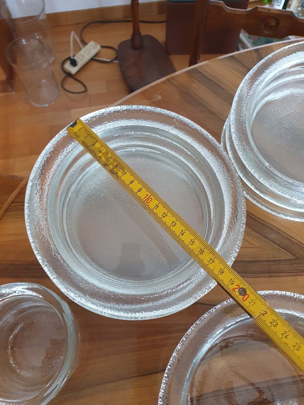 Glasi Hergiswil Set di piatti: Hergiswil Glas Dessergeschirr – Nuovo (secondo la descrizione) da Baden venduto da Hilda7 5
