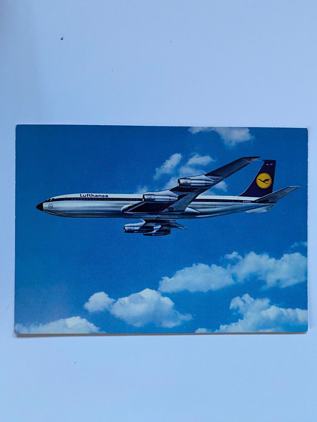 Cartoline postali: AK - Boeing B-707 LUFTHANSA – Usato da Dübendorf venduto da Stoe26