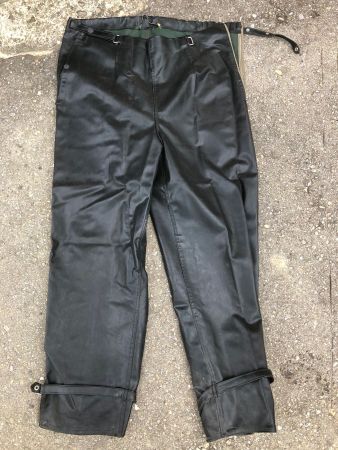 VINTAGE MOTORRAD REGENHOSE UM 1960 TOP