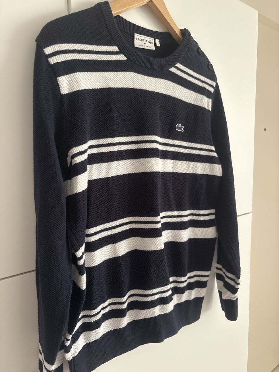 Lacoste Pullover & Sweatshirts: Pull Lacoste rayé bleu blanc taille S  – Neu (gemäss Beschreibung) aus Pully von kaba07 1