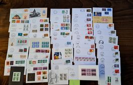 kleine Briefmarkensammlung Schweiz Ersttagsbriefe + Briefe