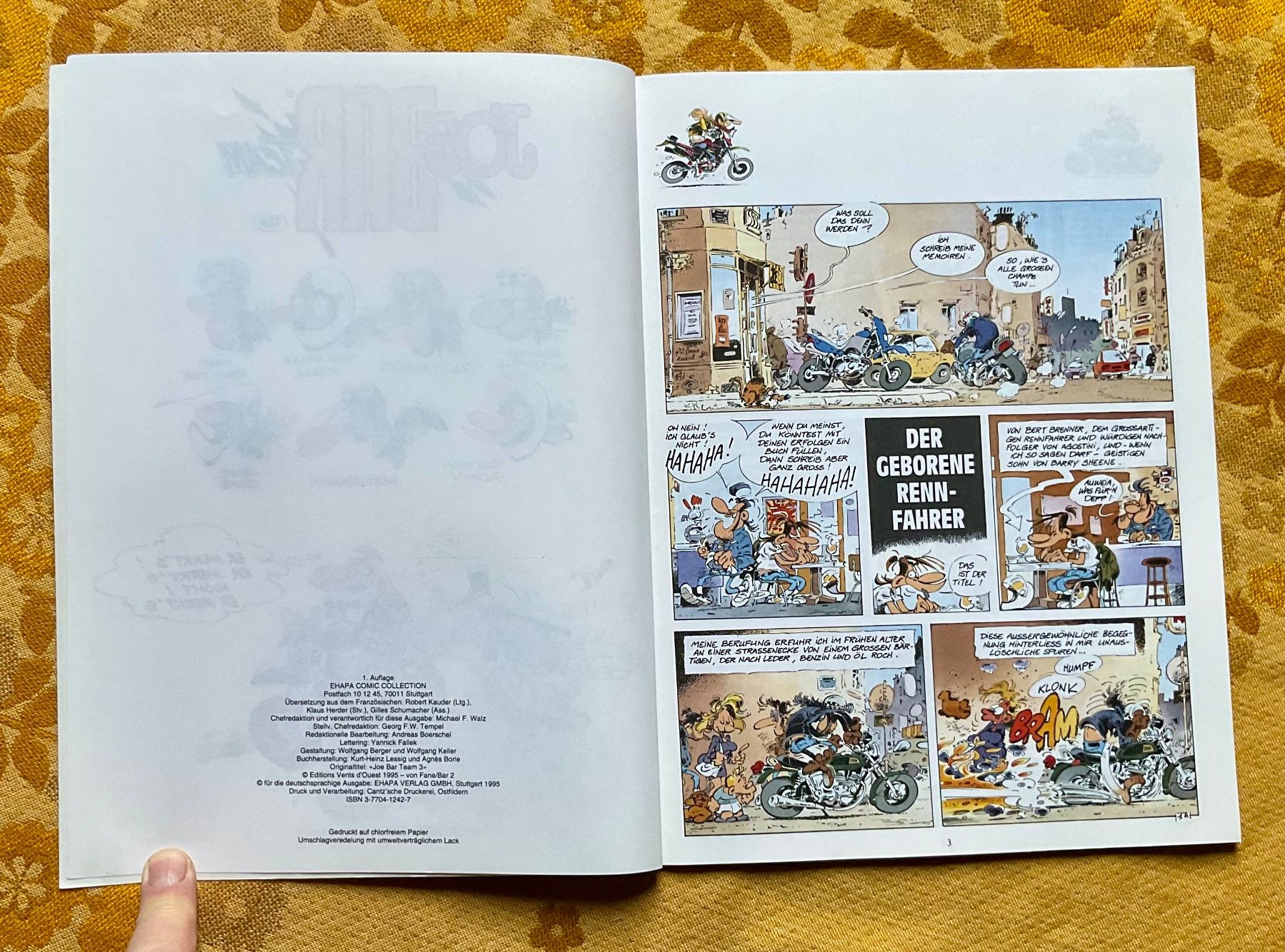 Fumetti: Jörg Bar Team Band Nr 3 von 1995 – Usato da Endingen venduto da nathan05 3