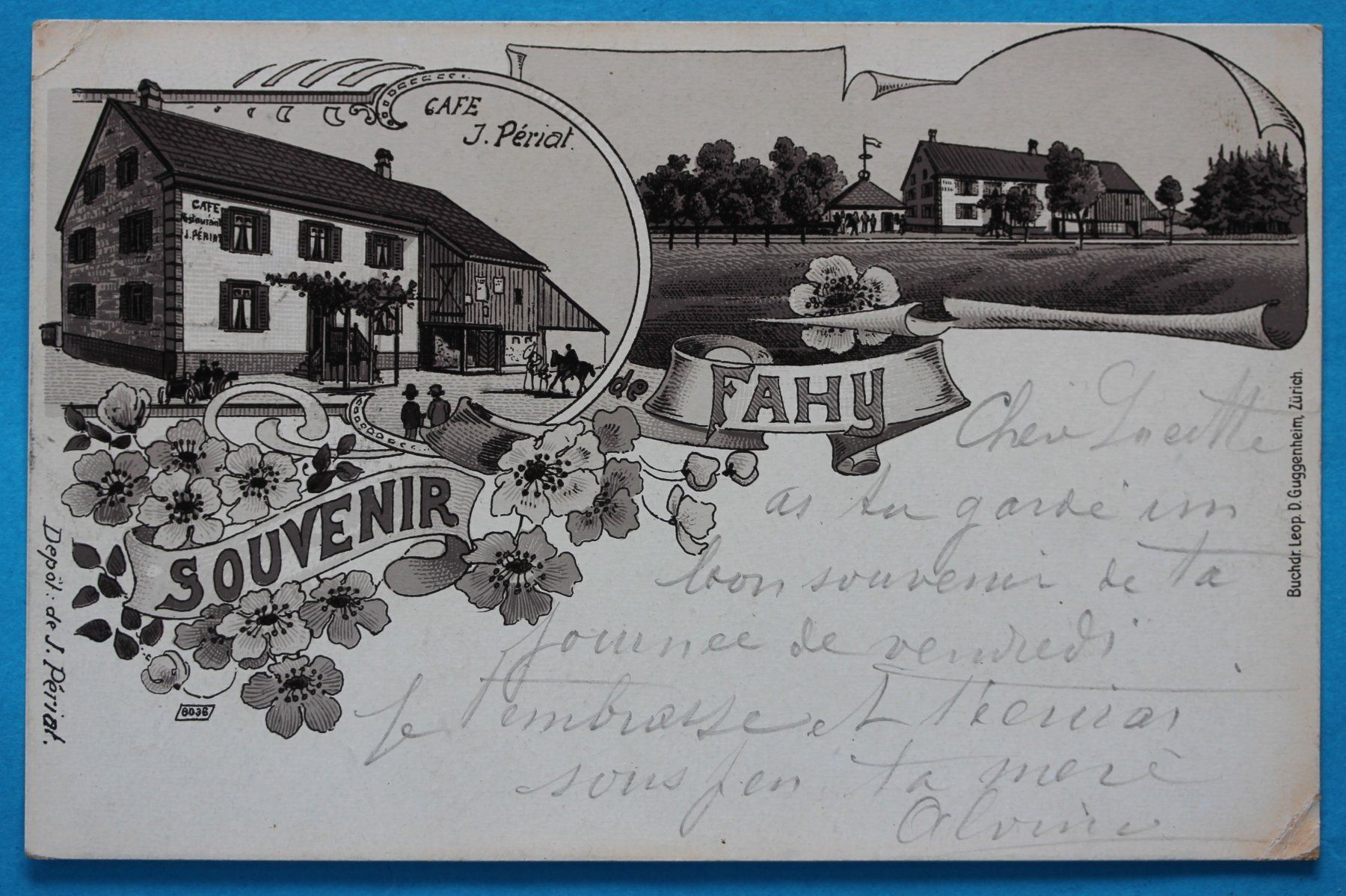 Cartoline postali: FAHY LITHO AK – Usato da Lotzwil venduto da pirolh