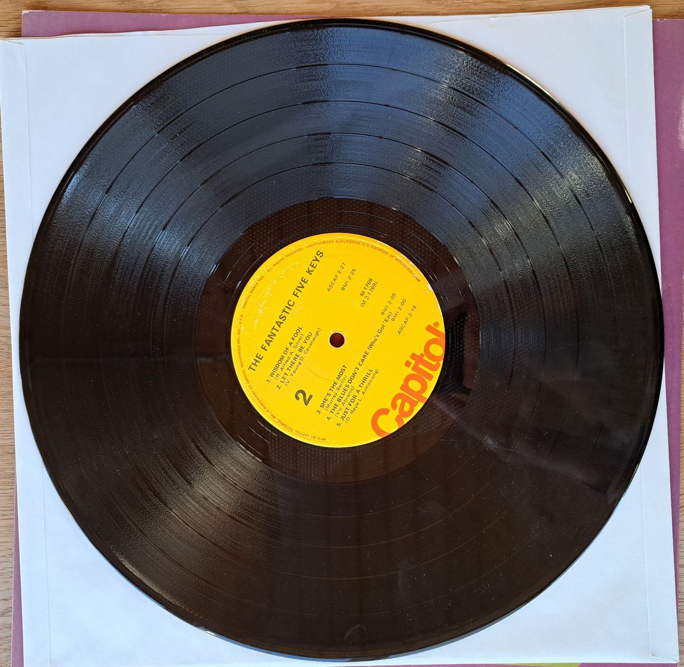 Vinyles: The Five Keys - The Fantastic Five Keys – D'occasion à Meggen par Ricardokoch 2