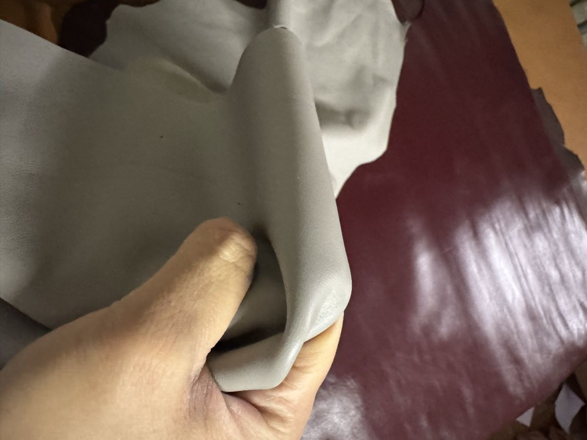 Tessuti: Cuir de mouton/ schafsleder, gris – Nuovo e nell'imballaggio originale da Veyras venduto da ValClasse 3