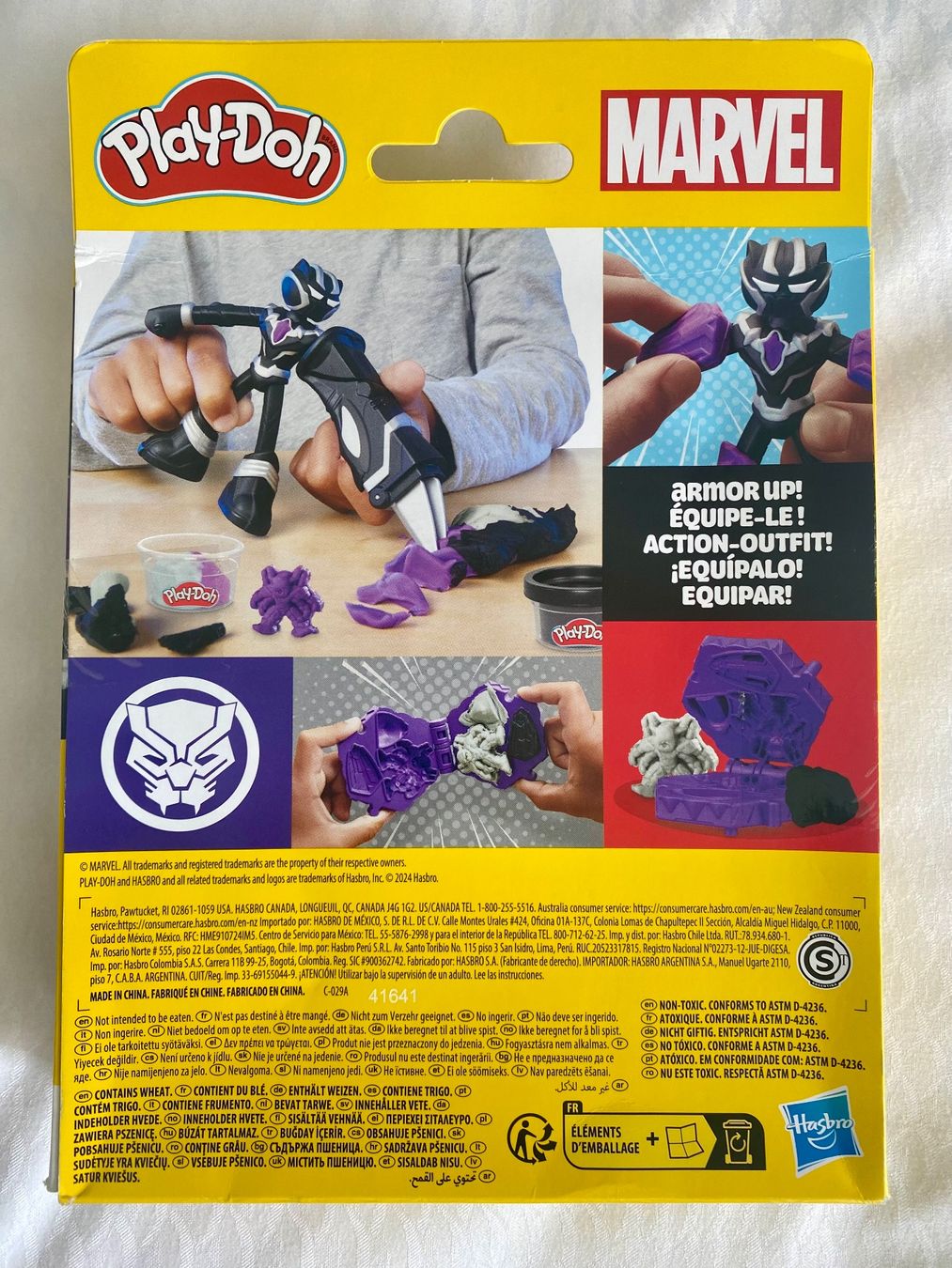 Play-Doh Modelliermasse: Play-Doh Knete 50er + Marvel Black Panther Action Krallen – Neu und originalverpackt aus Oberembrach von theZaz 5