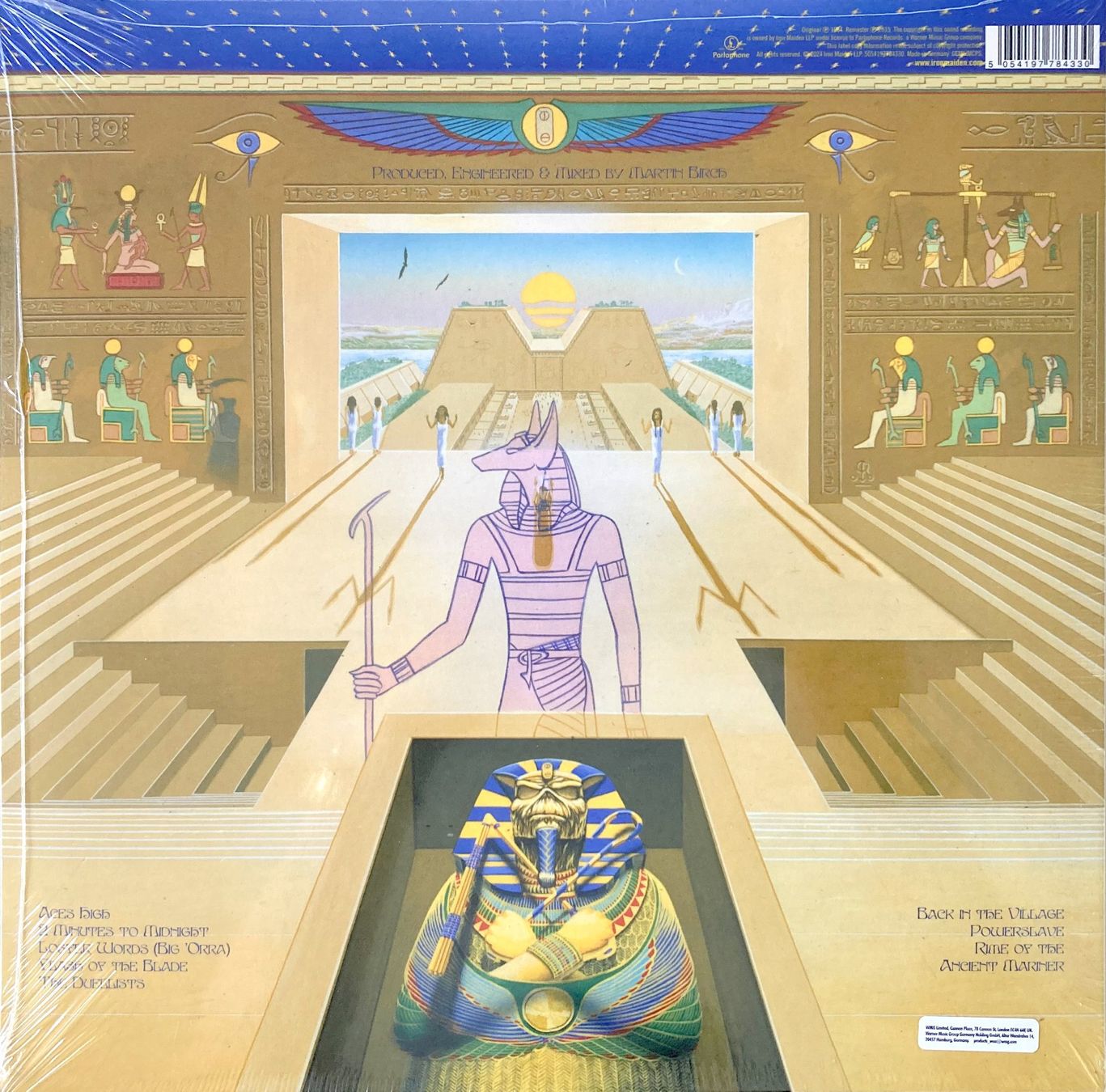 Dischi in vinile: IRON MAIDEN - POWERSLAVE – Nuovo e nell'imballaggio originale da Bottens venduto da hotter-than-hell 1