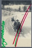 Trainage de Bois en Hiver.
