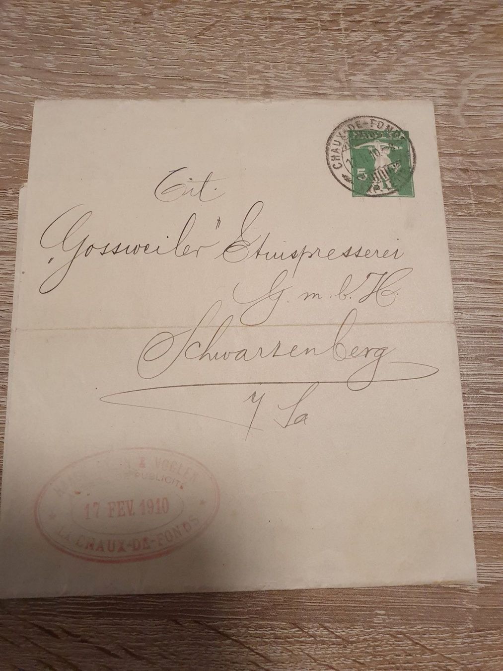 Tutti i francobolli: Chaux de Fonds Ganzsache – Usato da Balgach venduto da SIMEON27