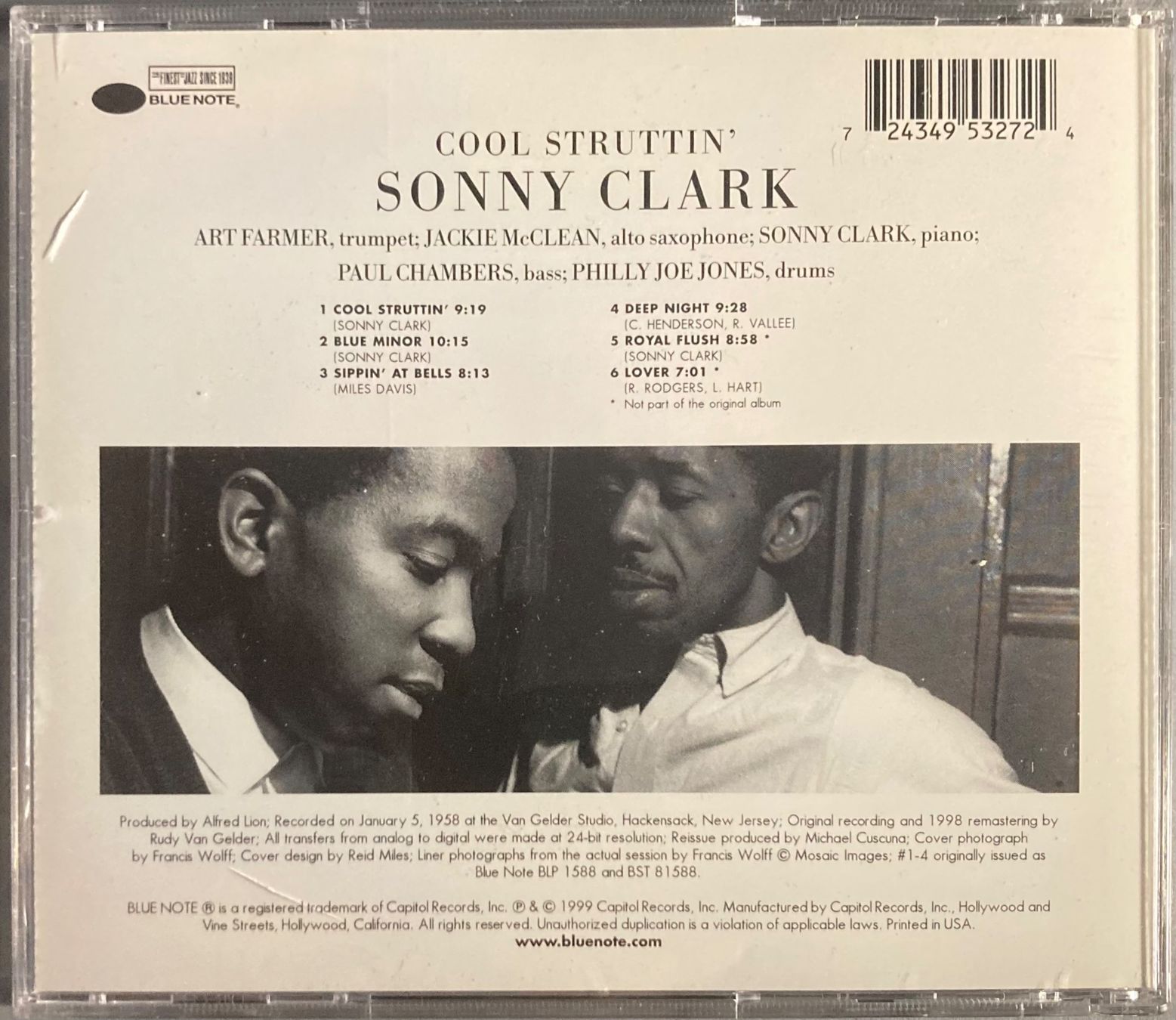 CDs: SONNY CLARK - COOL STRUTTIN' - – D'occasion à Poliez-Pittet par Newtown-Records 3