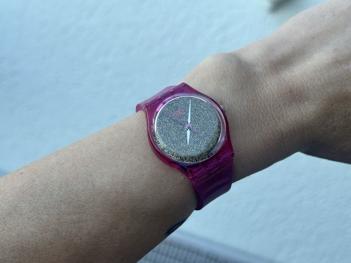 Swatch Orologi: Swatch Uhr, Gent pink- gold – Usato da Möhlin venduto da seerose6 5