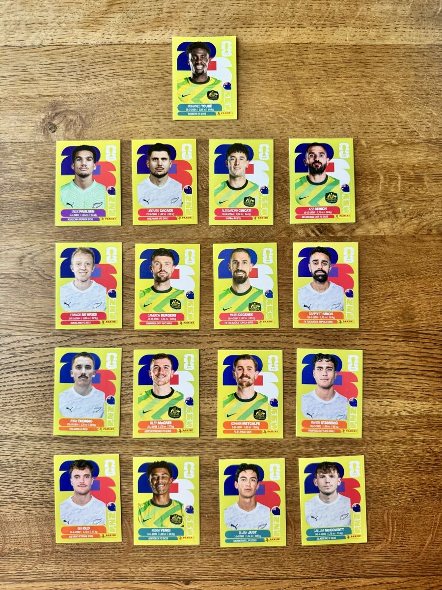 Panini Carte collezionabili: WM 2026 Panini Australien – Nuovo (secondo la descrizione) da Emmenbrücke venduto da Lukee1901