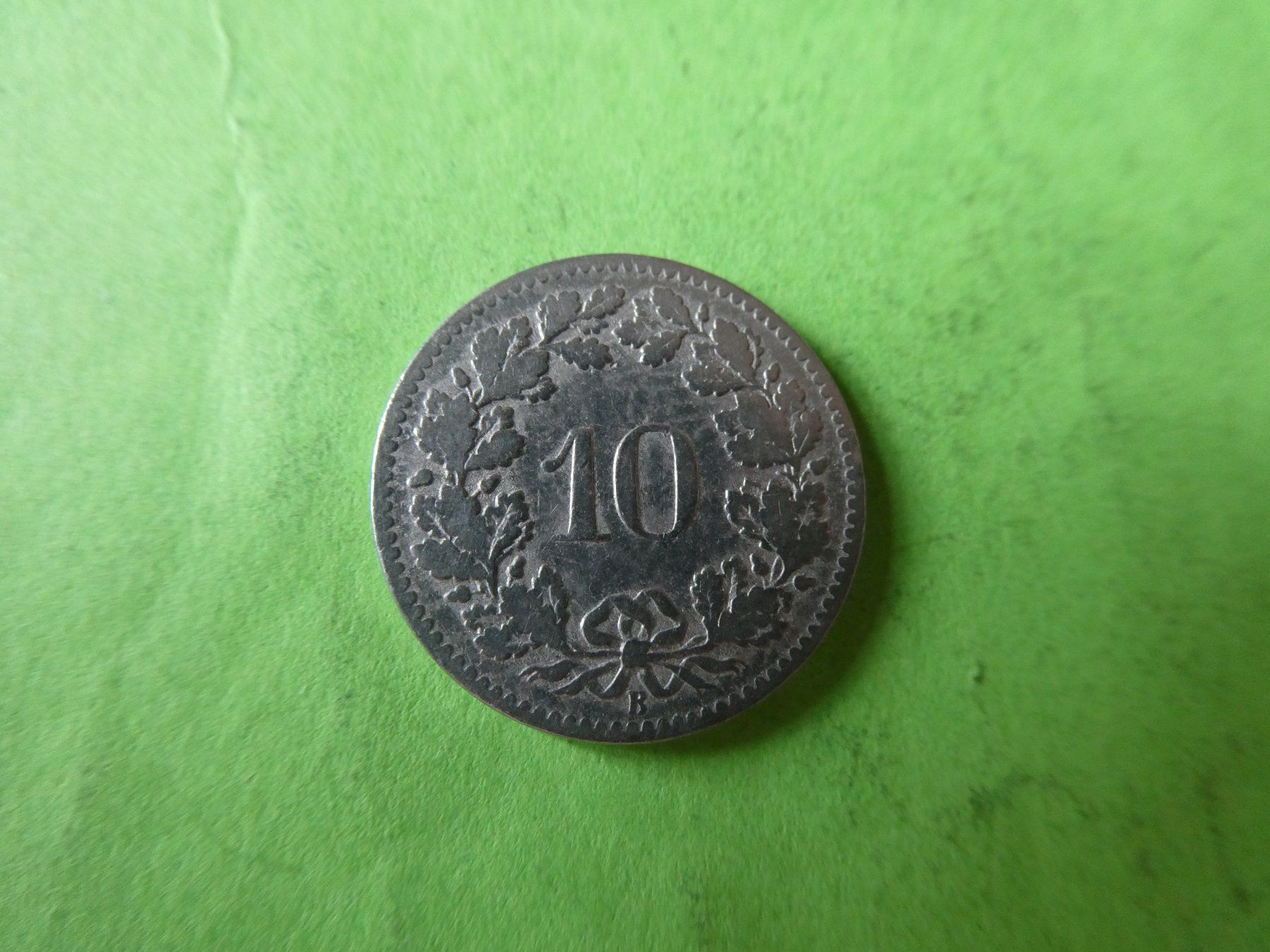 Tutti le monete: Schweiz 1894, 10 Rappen – Usato da Hinterforst venduto da Rohusri 1