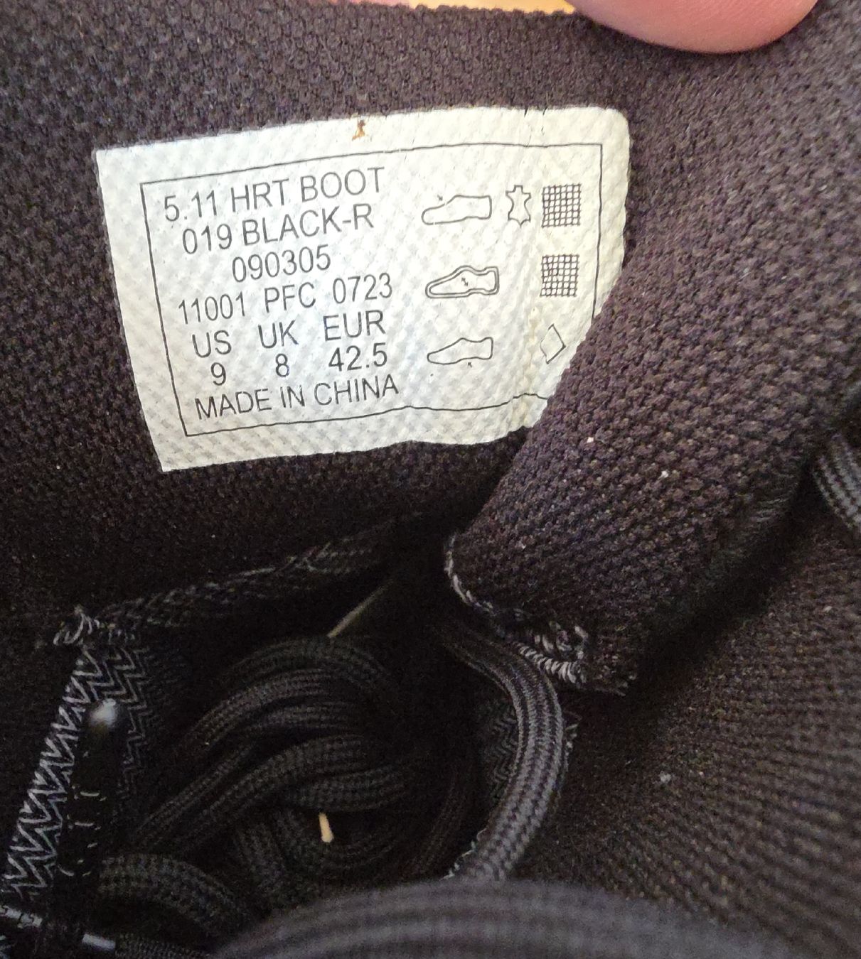 Scarpe da uomo: 5.11 Tactical HRT Urban Stiefel 42,5 – Usato da Genève venduto da SpaceForce123456 7
