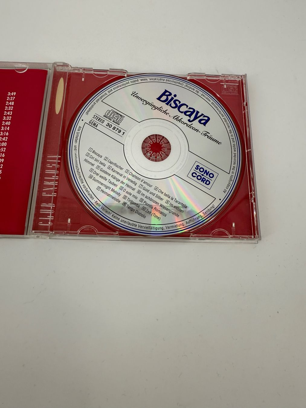 CDs: Biscaya - Unvergängliche Akkordeon-Träume – D'occasion à Auenstein par moin. 1