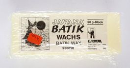 Batikwachs 50g Block