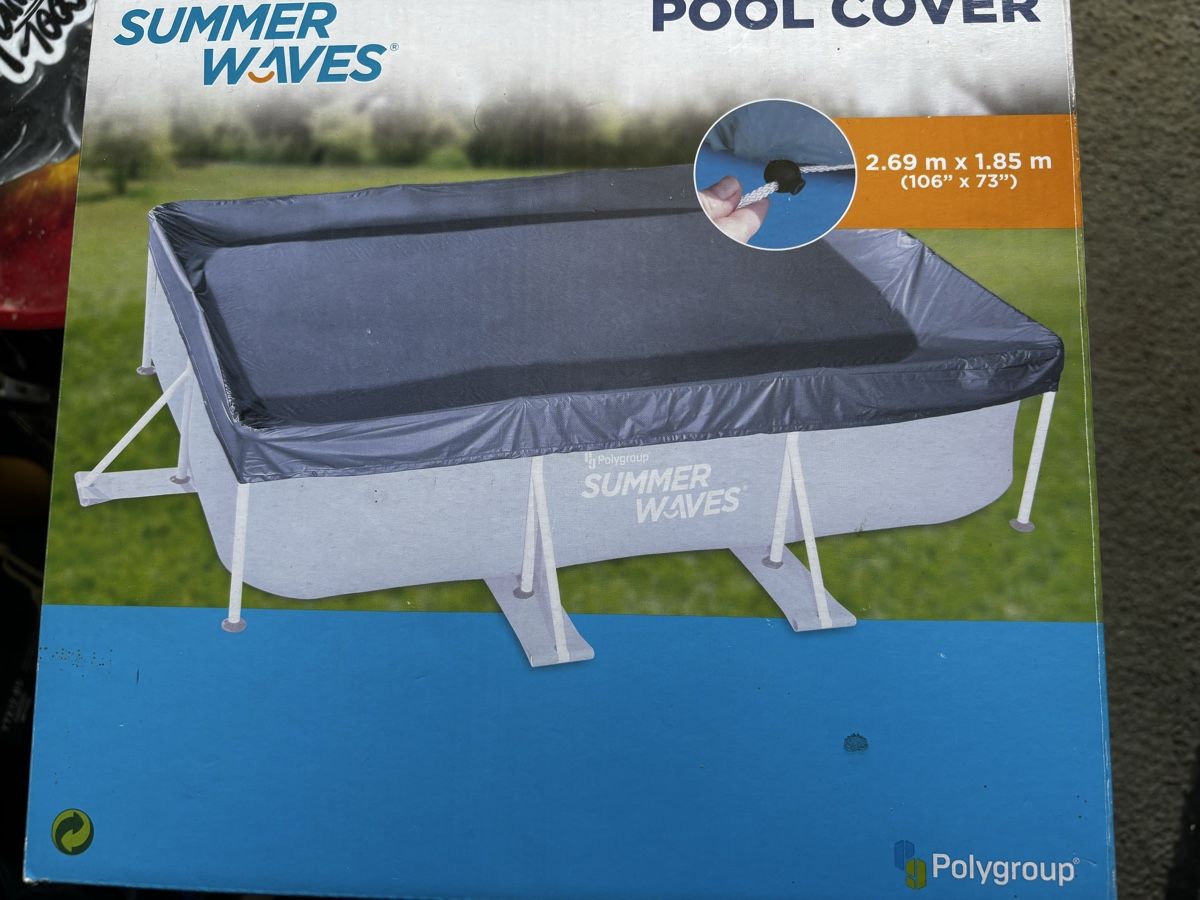 Piscine: Summer Waves Pool Abdeckung 2.69 x 1.85m - Neu! – Nuovo e nell'imballaggio originale da Pieterlen venduto da Mali2019
