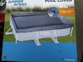 Summer Waves Pool Abdeckung 2.69 x 1.85m - Neu!